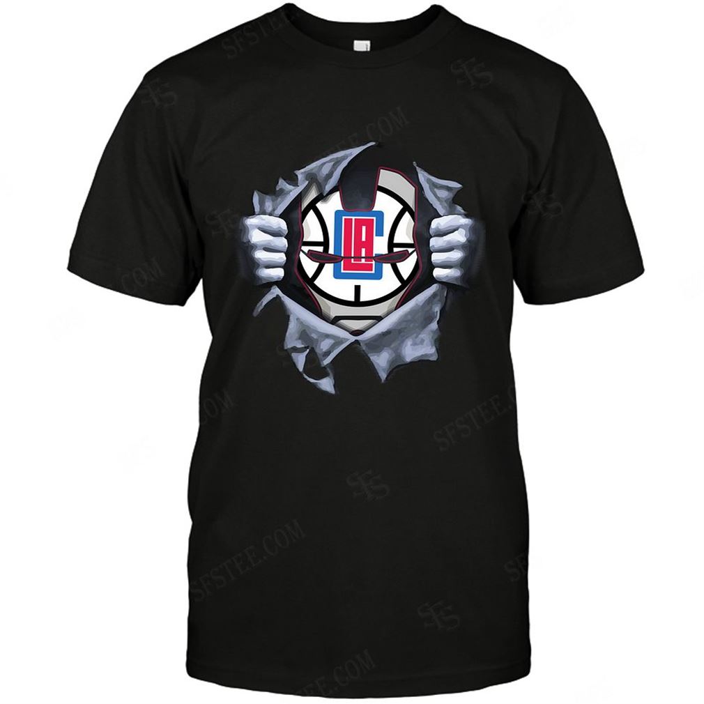 Nba Los Angeles Clippers Ironman Logo Dc Marvel Jersey Superhero Avenger T Shirts Up To 5xl