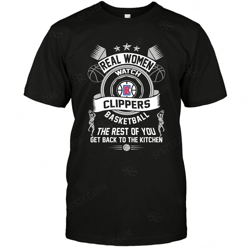 Nba Los Angeles Clippers Real Women Watch Football Tshirt Up To 5xl