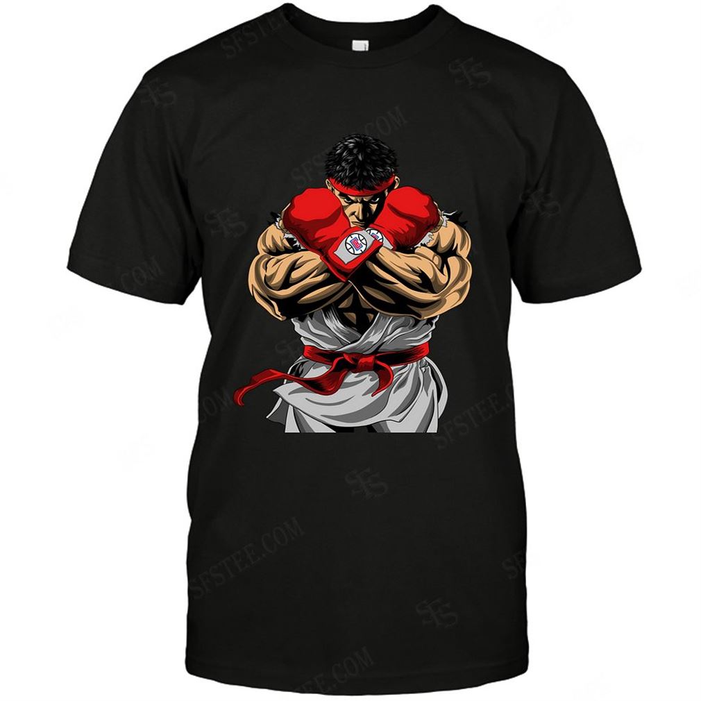 Nba Los Angeles Clippers Ryu Nintendo Street Fighter Shirts Up To 5xl