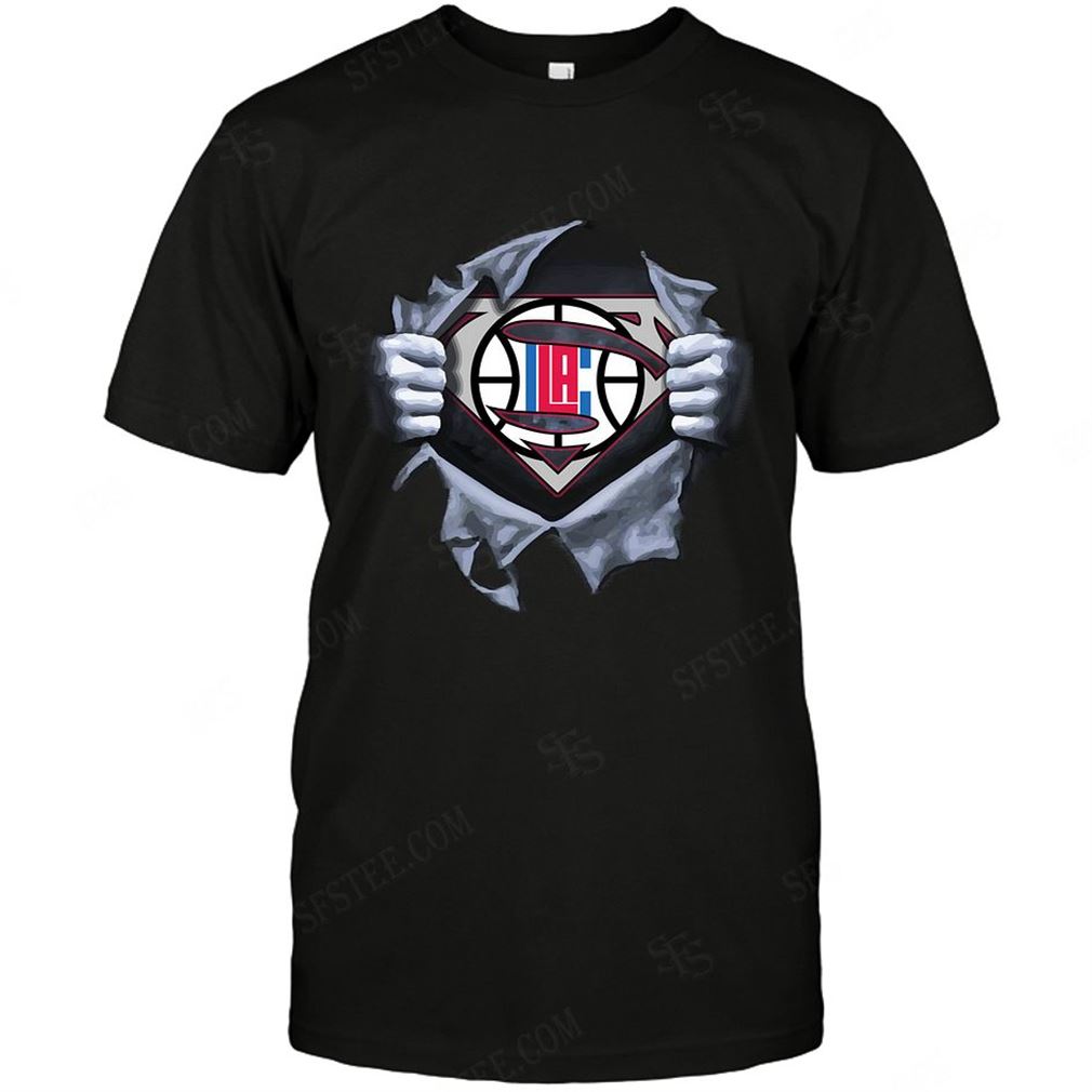 Nba Los Angeles Clippers Superman Logo Dc Marvel Jersey Superhero Avenger T Shirts Up To 5xl