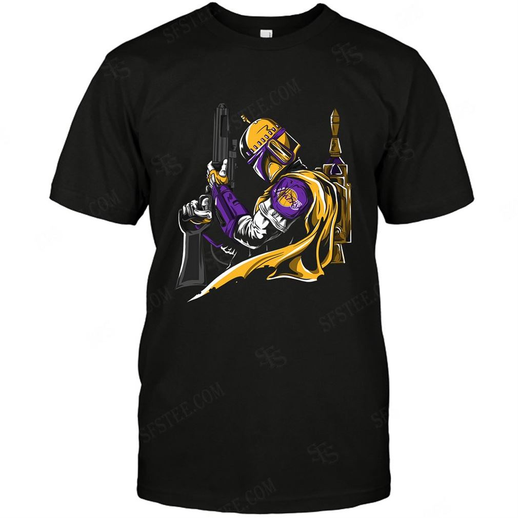 Nba Los Angeles Lakers Boba Fett Star Wars Shirt Hoodie V-neck Size Up To 5xl