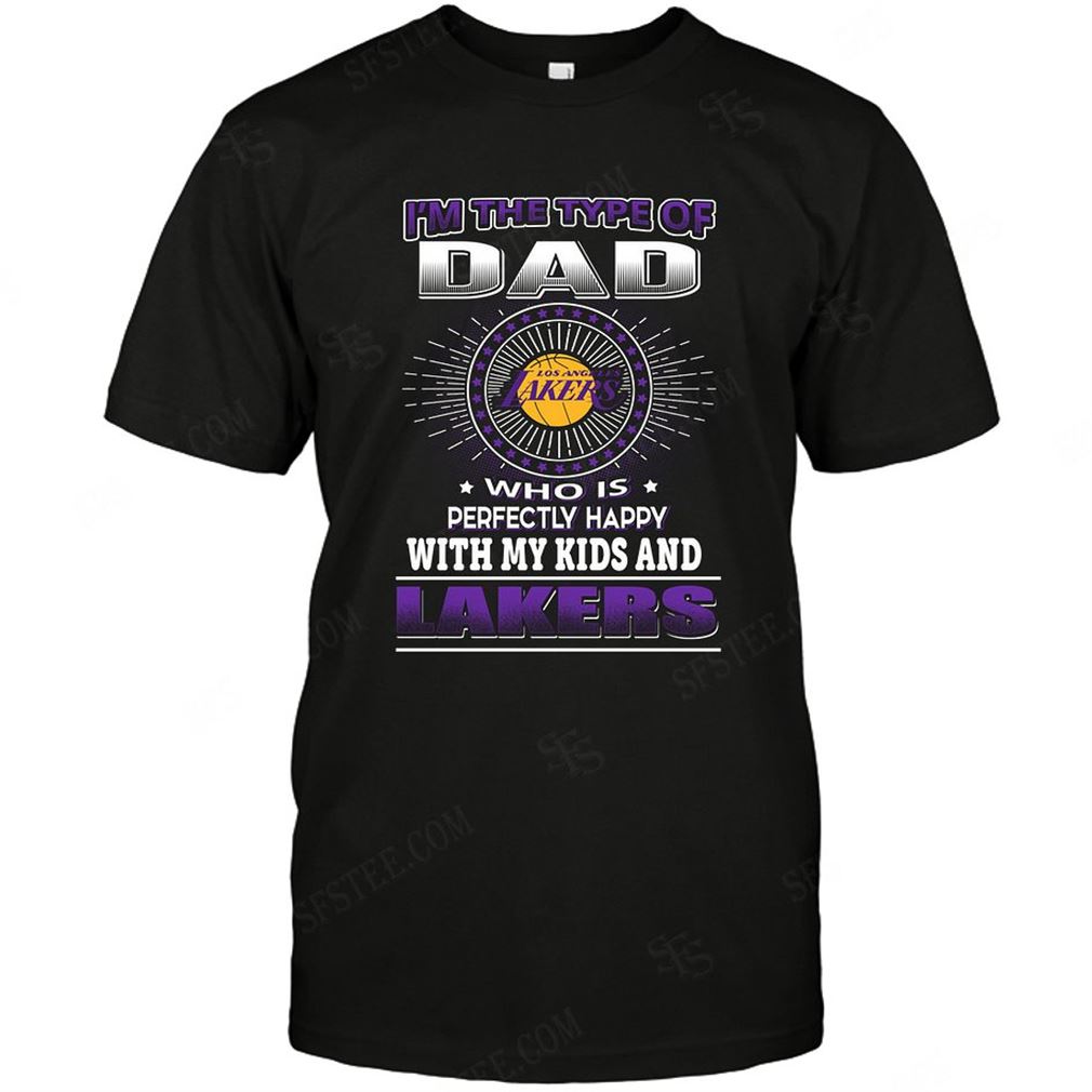 Nba Los Angeles Lakers Dad Loves Kids T Shirt Hoodie V-neck Size Up To 5xl