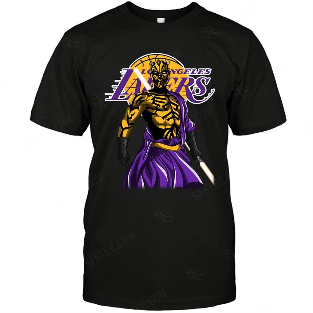 Nba Los Angeles Lakers Darth Maul Star Wars Shirt Hoodie V-neck Size Up To 5xl