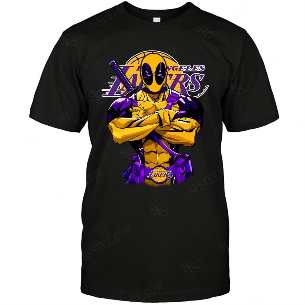 Nba Los Angeles Lakers Deadpool Dc Marvel Jersey Superhero Avenger Tshirt Hoodie V-neck Size Up To 5xl