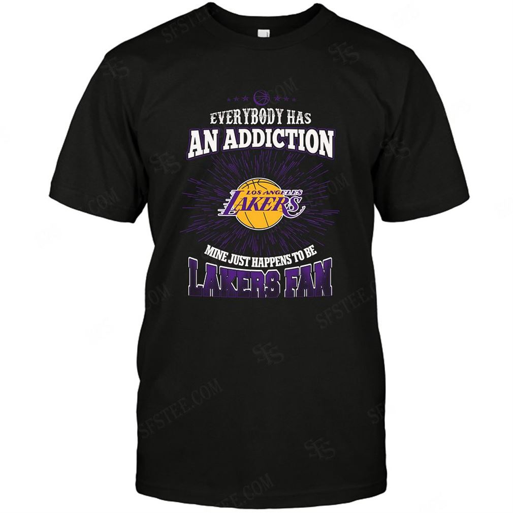 Nba Los Angeles Lakers Everybody Has An Addiction T Shirts Hoodie V-neck Size Up To 5xl