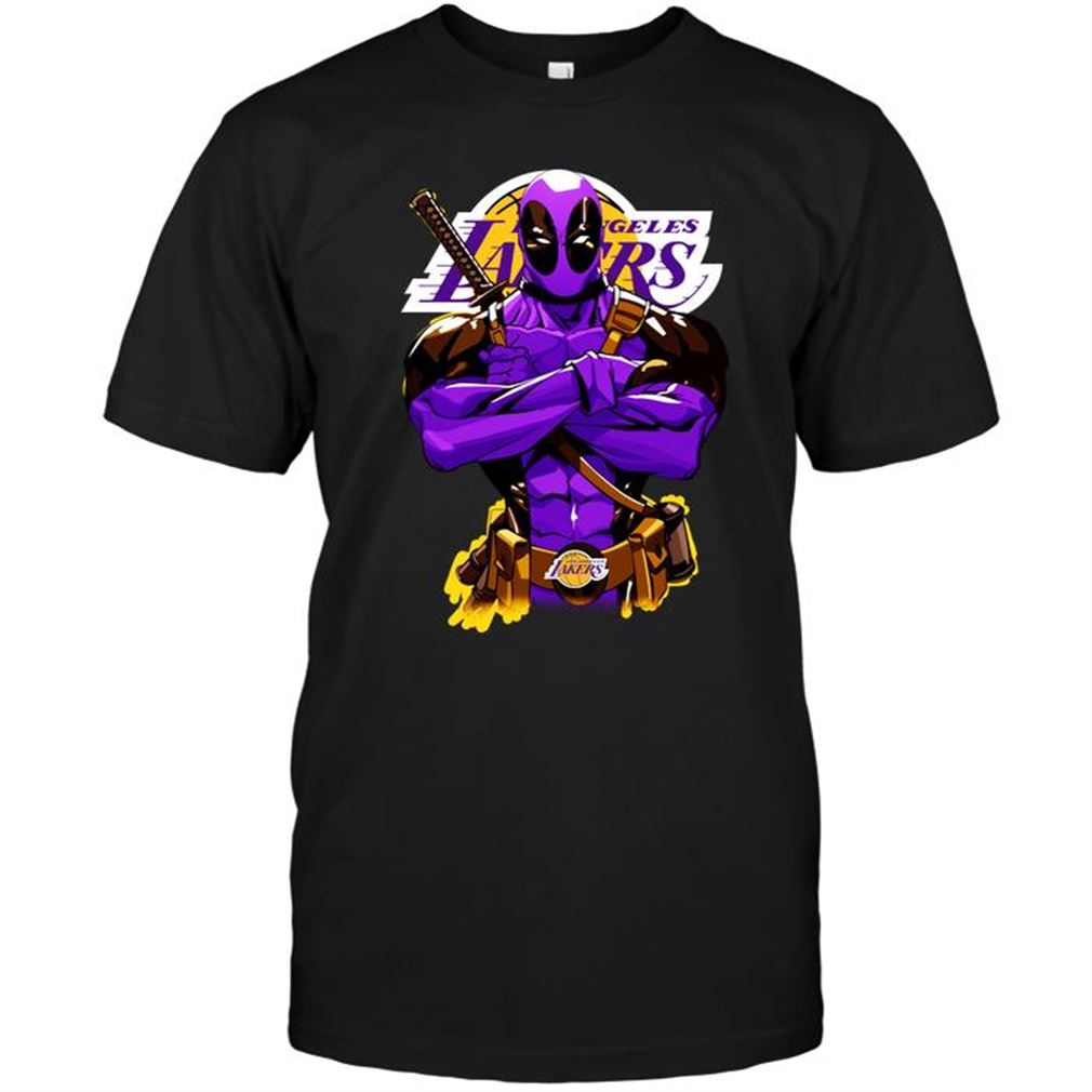 Nba Los Angeles Lakers Giants Deadpool Los Angeles Lakers T Shirt Hoodie V-neck Size Up To 5xl