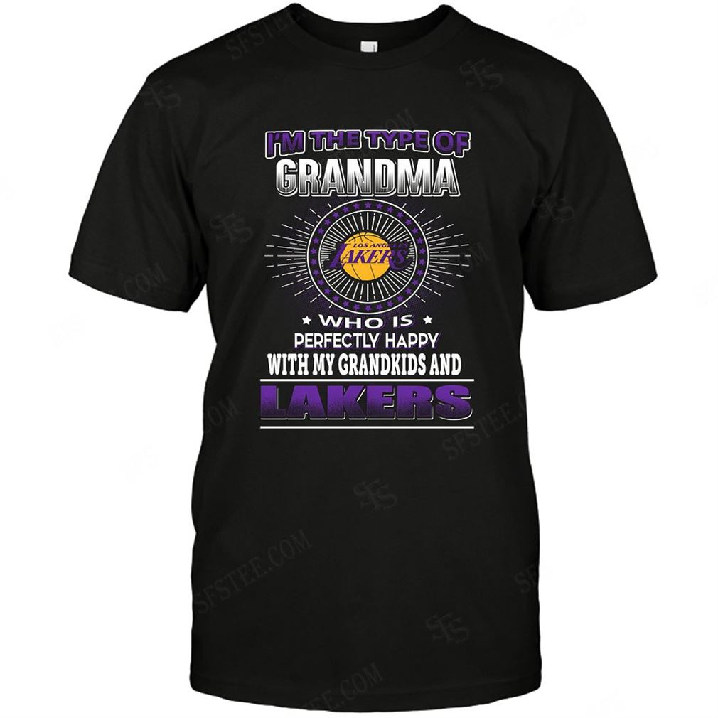 Nba Los Angeles Lakers Grandma Loves Grandkids T Shirts Hoodie V-neck Size Up To 5xl