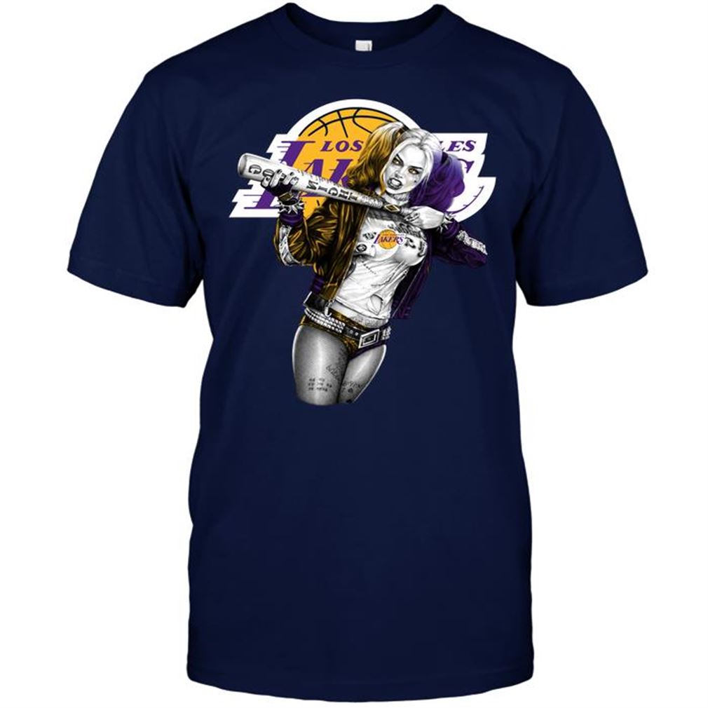 Nba Los Angeles Lakers Harley Quinn Los Angeles Lakers Shirts Hoodie V-neck Size Up To 5xl