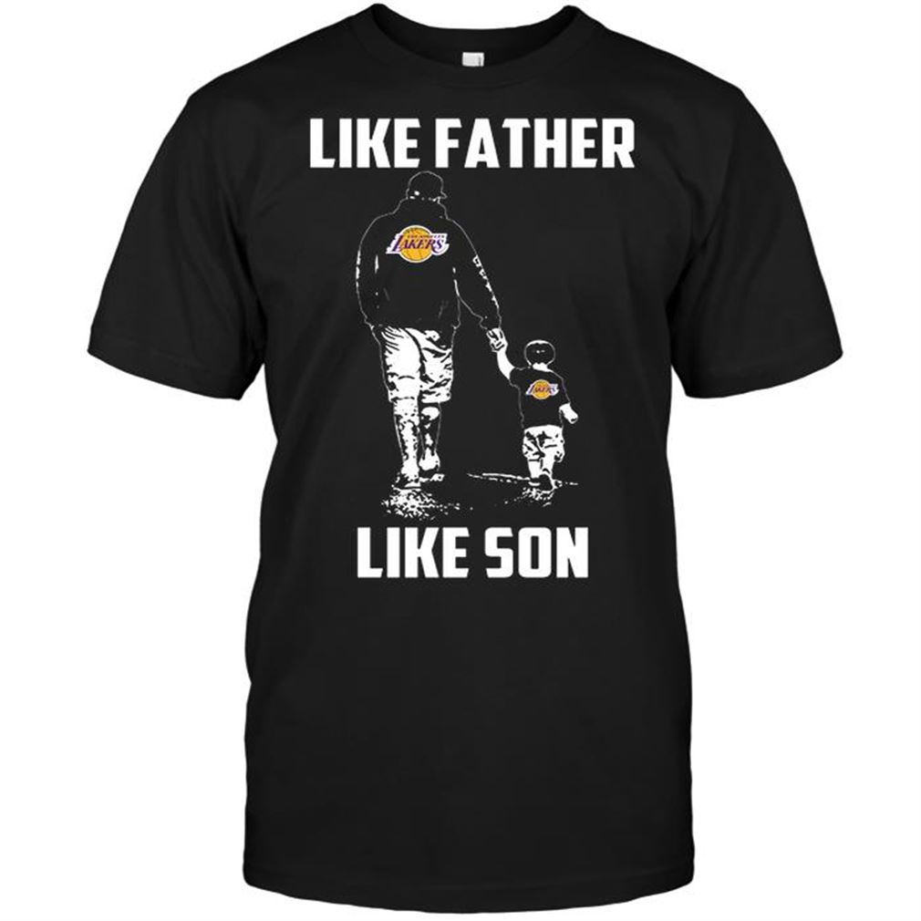 Nba Los Angeles Lakers Like Father Like Son Tshirt Hoodie V-neck Size Up To 5xl