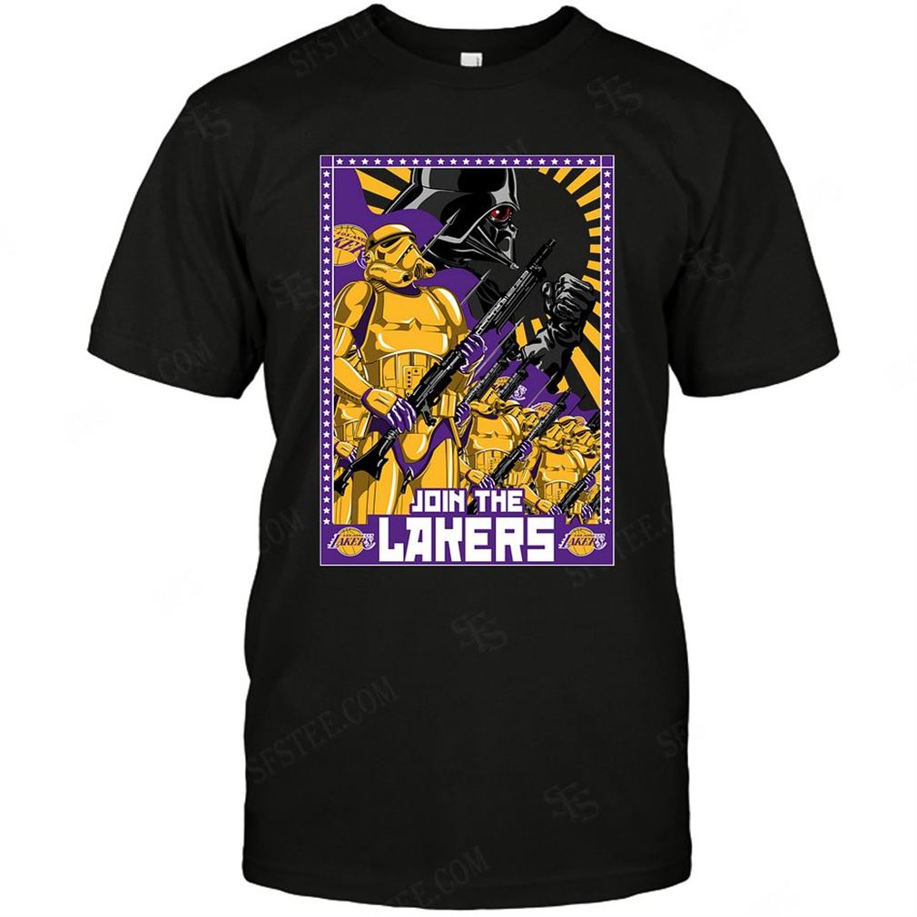 Nba Los Angeles Lakers Trooper Army Star Wars T Shirts Hoodie V-neck Size Up To 5xl