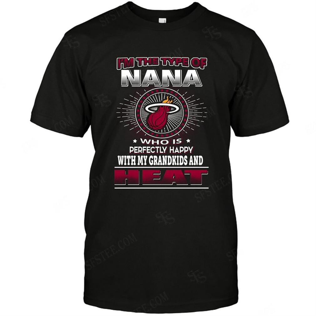 Nba Miami Heat Nana Loves Grandkids Tshirt Hoodie Tank Top Size Up To 5xl