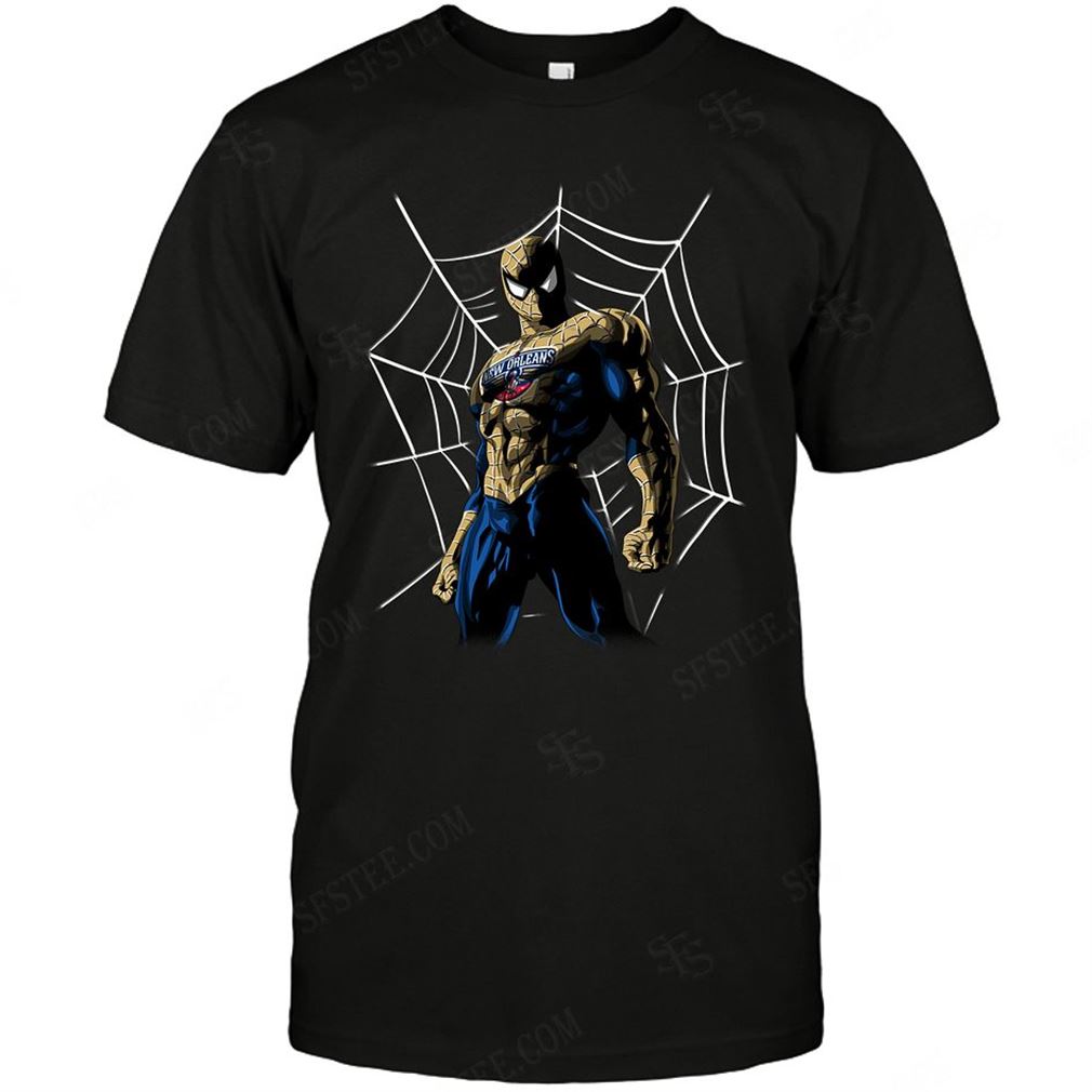 Nba New Orleans Pelicans Spider Man Dc Marvel Jersey Superhero Avenger Shirt Hoodie V-neck Size Up To 5xl