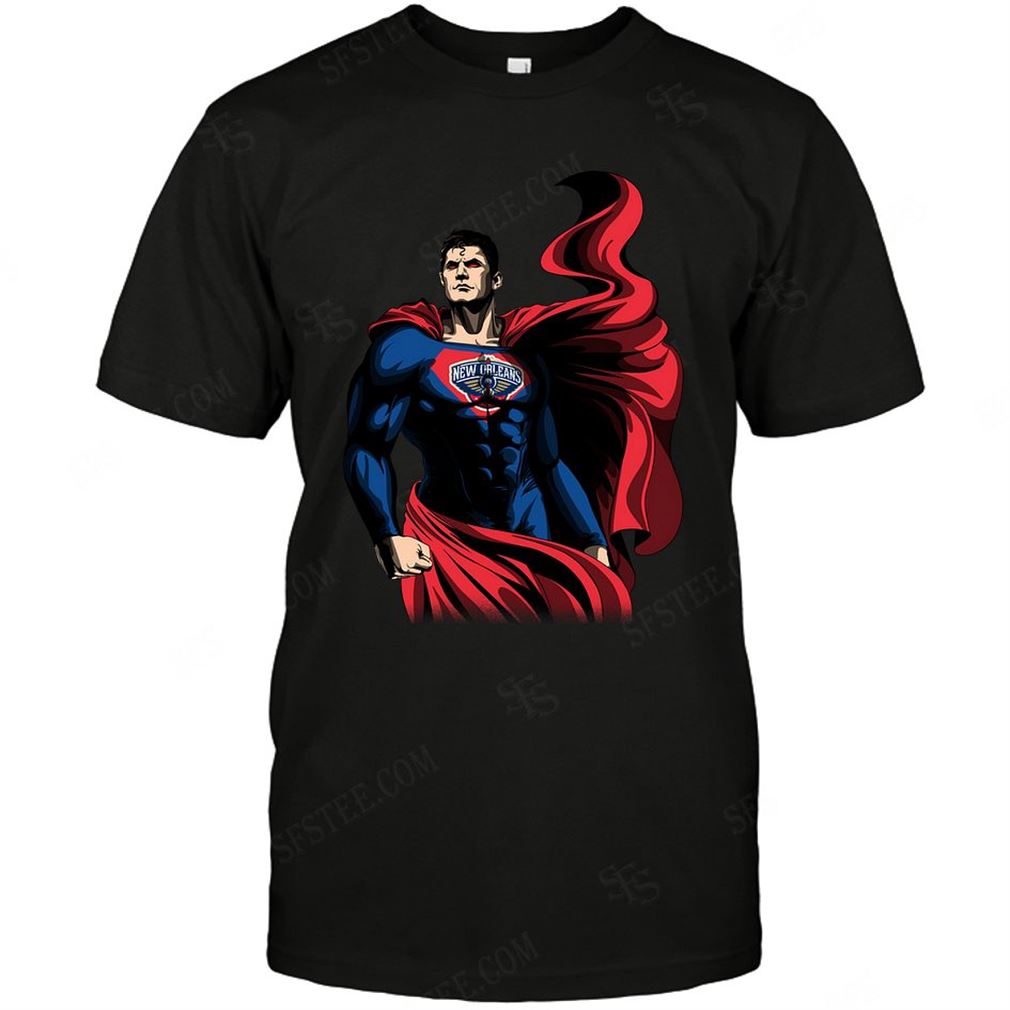 Nba New Orleans Pelicans Superman Dc Marvel Jersey Superhero Avenger Tshirt Hoodie V-neck Size Up To 5xl