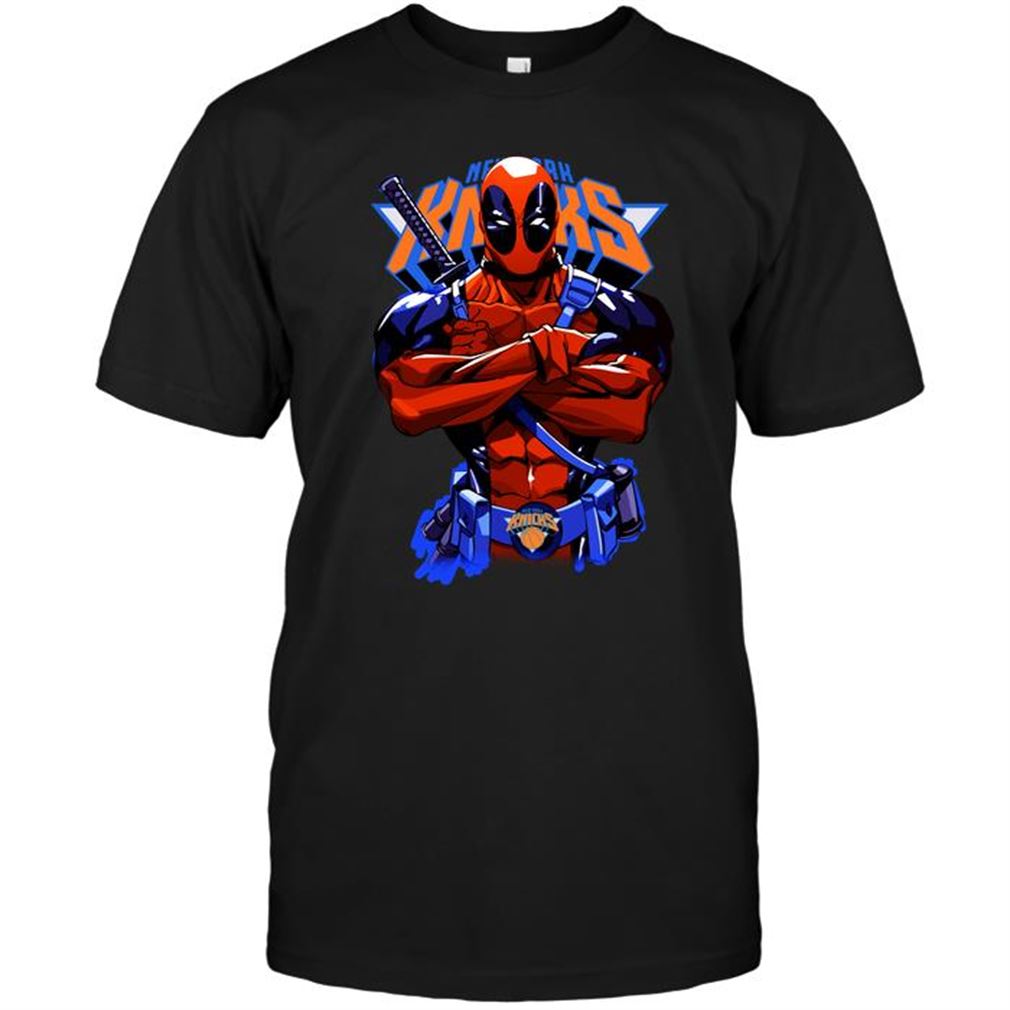 Nba New York Knicks Giants Deadpool New York Knicks T-shirts Hoodie Tank Top Size Up To 5xl