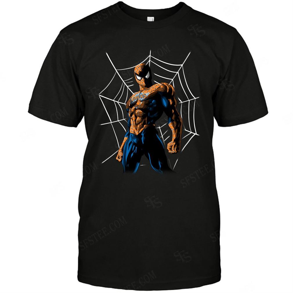 Nba New York Knicks Spider Man Dc Marvel Jersey Superhero Avenger Tee Hoodie Tank Top Size Up To 5xl