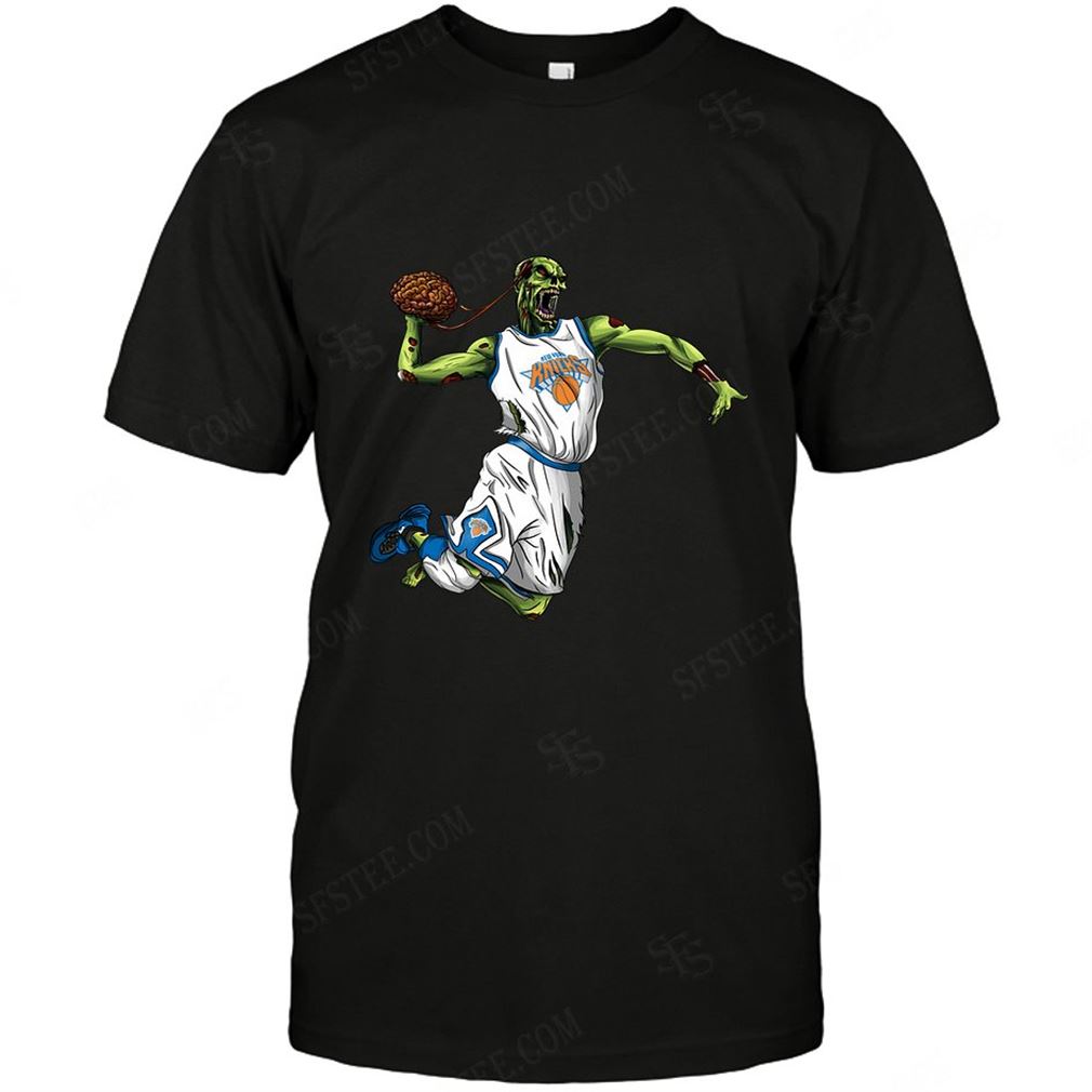 Nba New York Knicks Zombie Walking Dead Play Football Shirt Hoodie Tank Top Size Up To 5xl