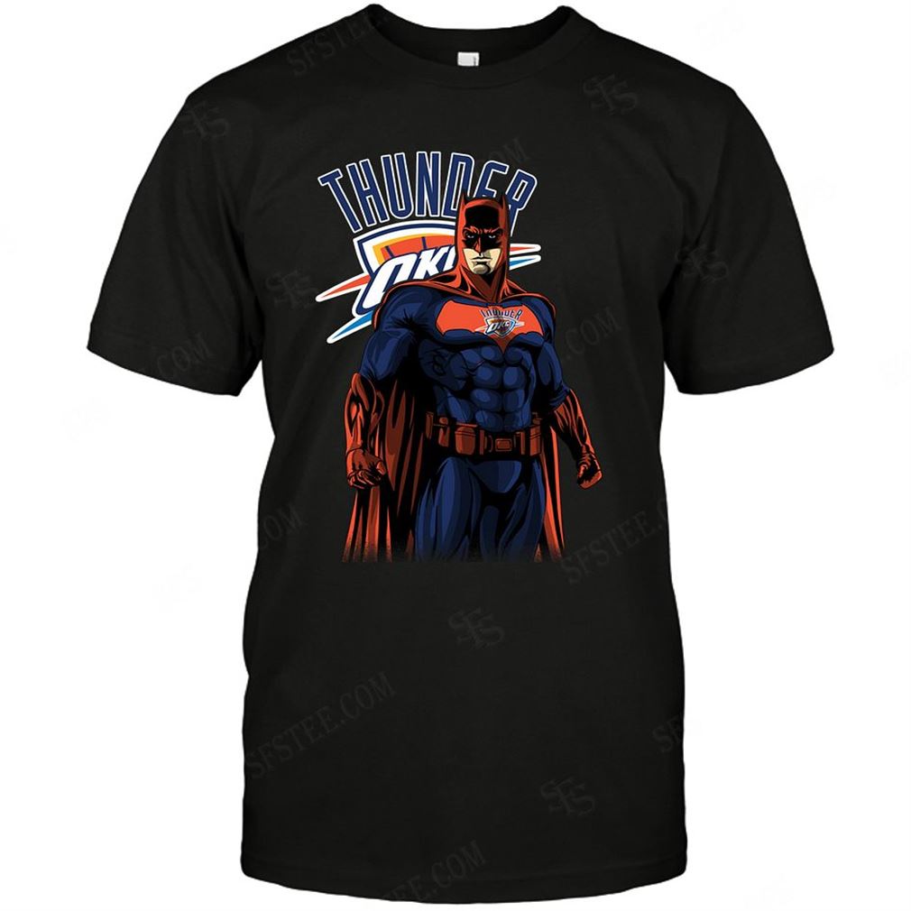 Nba Oklahoma City Thunder Batman Dc Marvel Jersey Superhero Avenger Shirts Hoodie Vneck Size Up To 5xl