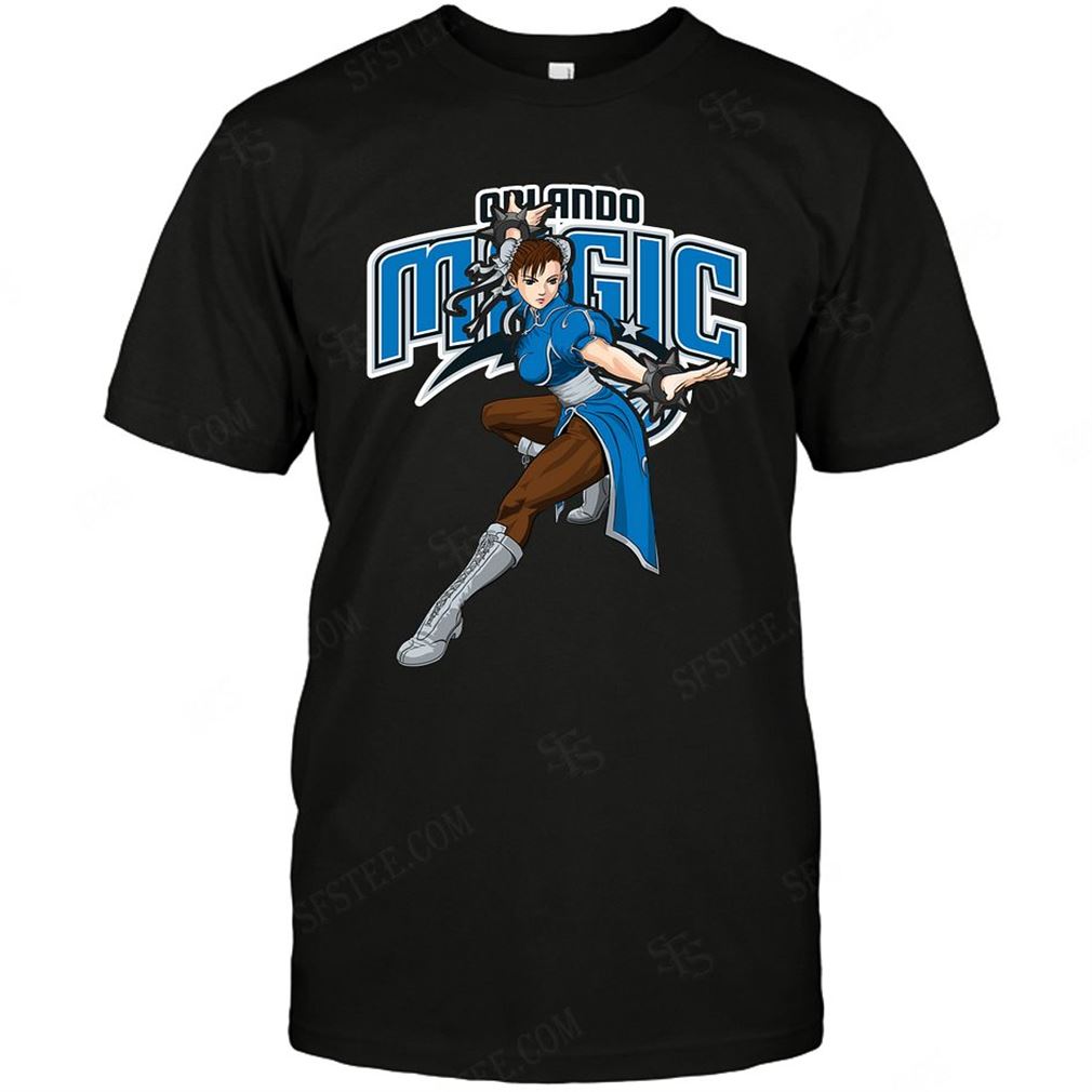 Nba Orlando Magic Chun Li Nintendo Street Fighter T-shirts Hoodie Tank Top Size Up To 5xl