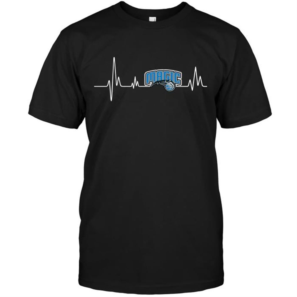 Nba Orlando Magic Heartbeat T-shirt Hoodie Tank Top Size Up To 5xl