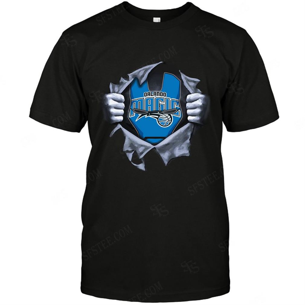 Nba Orlando Magic Ironman Logo Dc Marvel Jersey Superhero Avenger T-shirts Hoodie Tank Top Size Up To 5xl