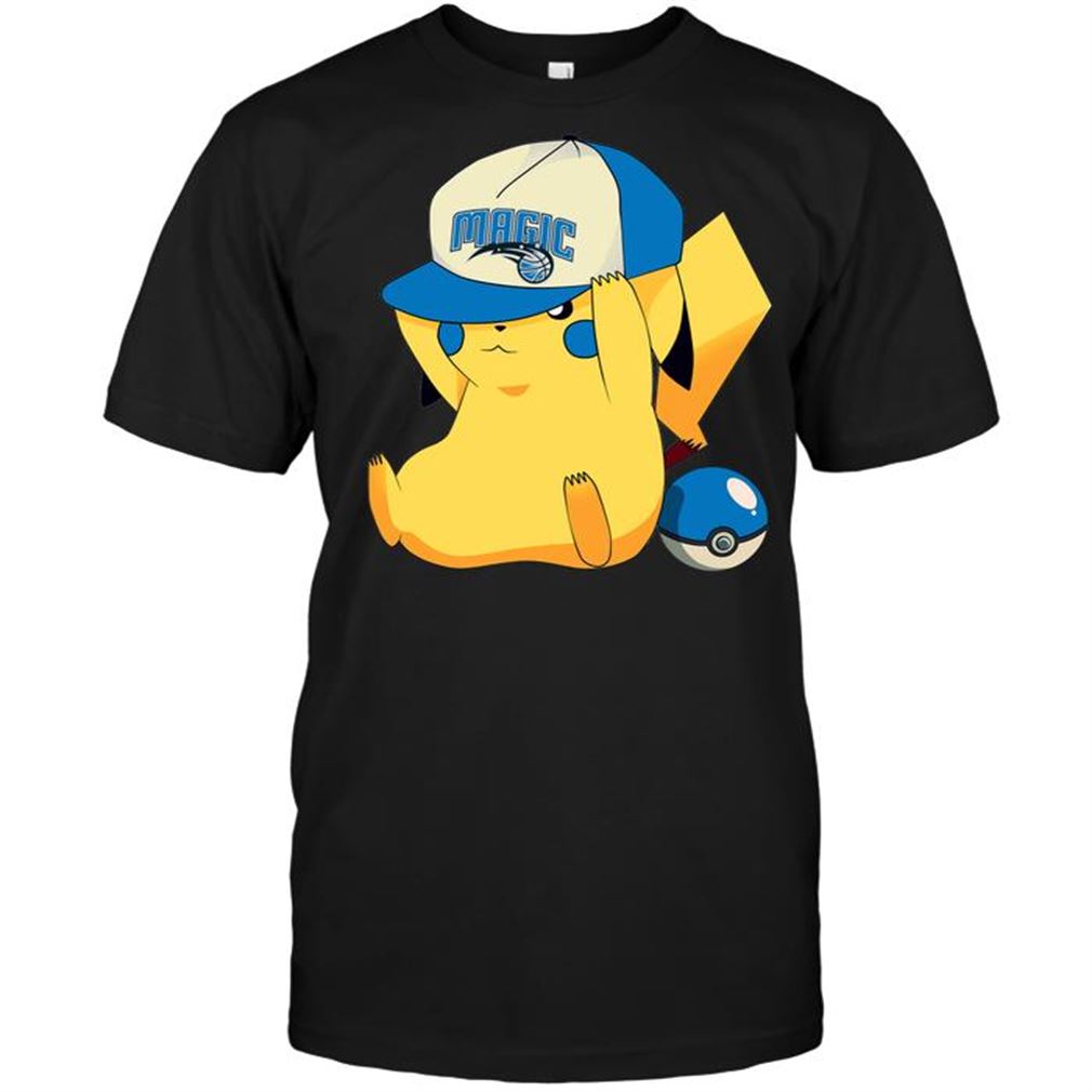 Nba Orlando Magic Pikachu Pokemon Tee Hoodie Tank Top Size Up To 5xl