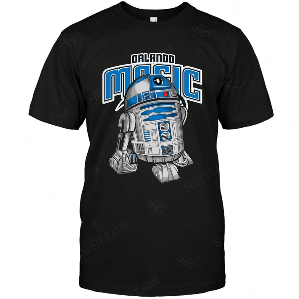 Nba Orlando Magic R2d2 Star Wars Tee Hoodie Tank Top Size Up To 5xl