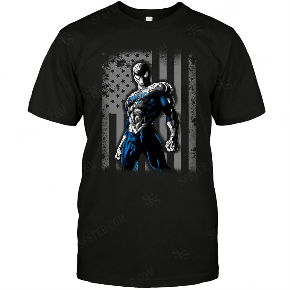 Nba Orlando Magic Spiderman Flag Dc Marvel Jersey Superhero Avenger T-shirt Hoodie Tank Top Size Up To 5xl