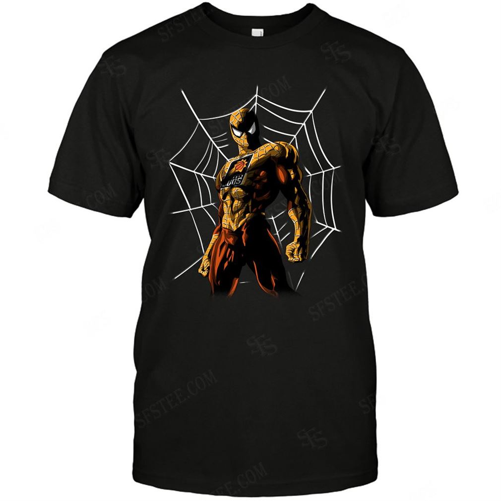 Nba Phoenix Suns Spider Man Dc Marvel Jersey Superhero Avenger T-shirt Hoodie V-neck Size Up To 5xl