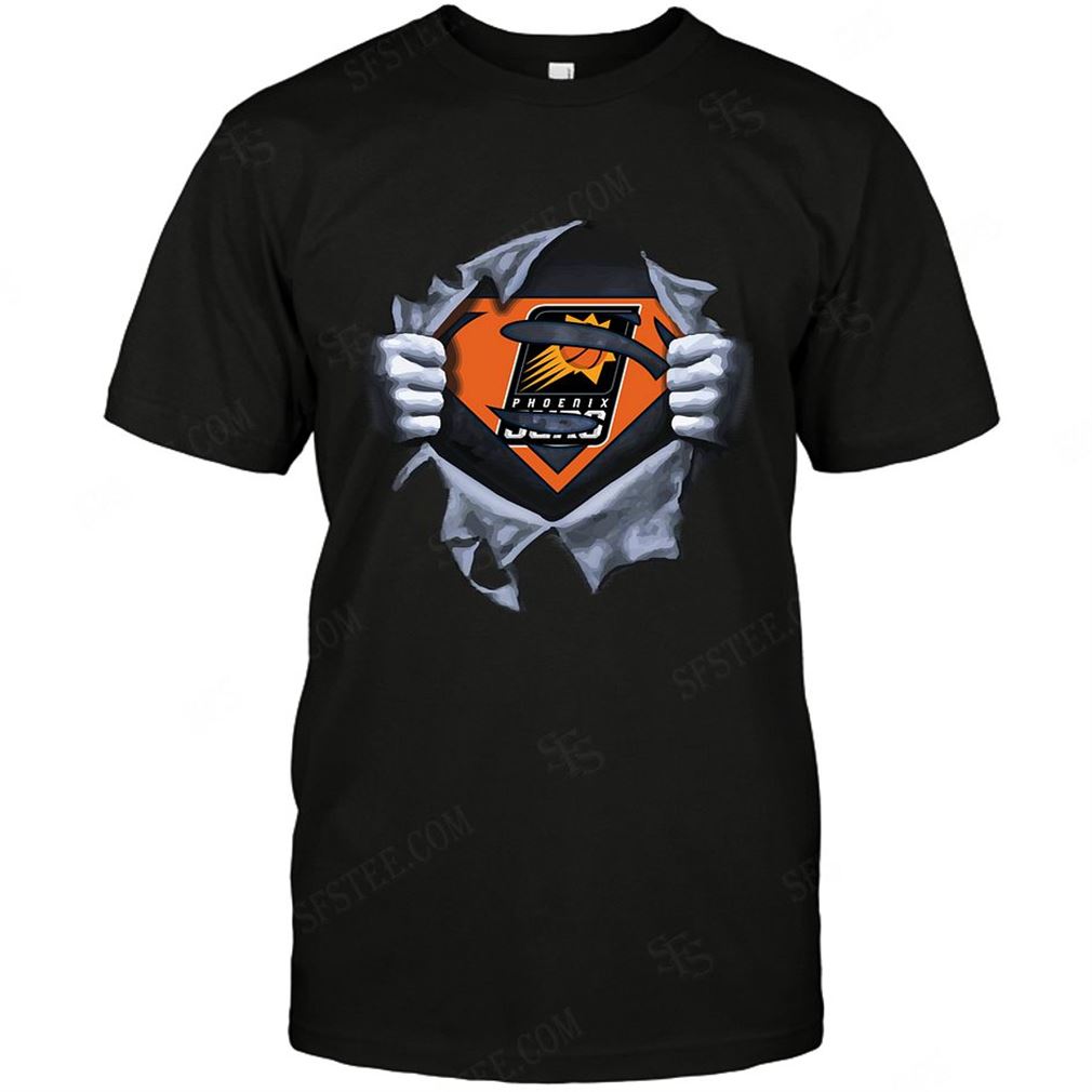 Nba Phoenix Suns Superman Logo Dc Marvel Jersey Superhero Avenger T-shirt Hoodie V-neck Size Up To 5xl