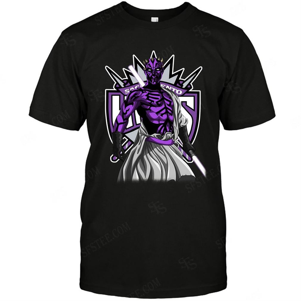 Nba Sacramento Kings Darth Maul Star Wars Tshirt Hoodie V-neck Size Up To 5xl