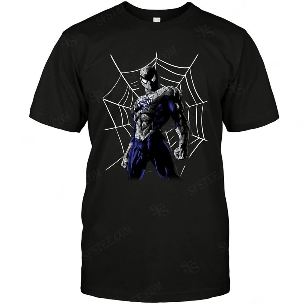 Nba Sacramento Kings Spider Man Dc Marvel Jersey Superhero Avenger Tshirts Hoodie V-neck Size Up To 5xl