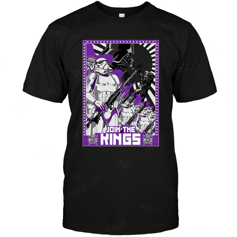 Nba Sacramento Kings Trooper Army Star Wars T-shirts Hoodie V-neck Size Up To 5xl