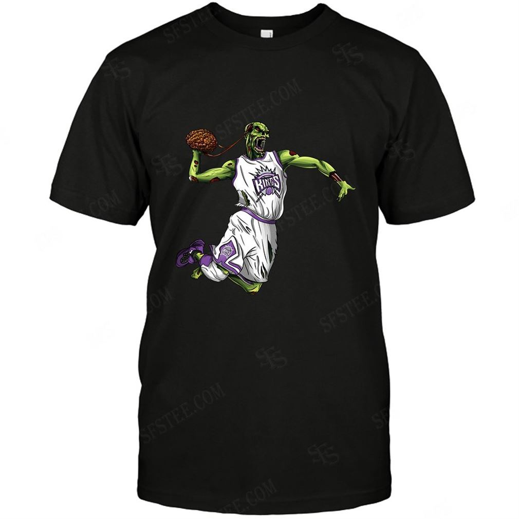 Nba Sacramento Kings Zombie Walking Dead Play Football Tshirts Hoodie V-neck Size Up To 5xl