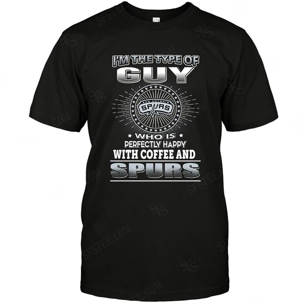 Nba San Antonio Spurs Guy Loves Coffee Tshirts Hoodie Tank Top Size Up To 5xl