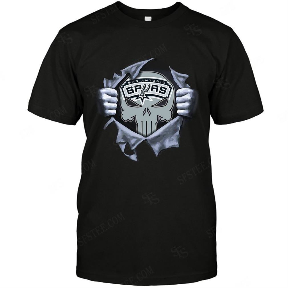 Nba San Antonio Spurs Punisher Logo Dc Marvel Jersey Superhero Avenger Tee Hoodie Tank Top Size Up To 5xl