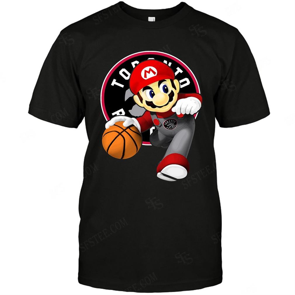 Nba Toronto Raptors Mario Nintendo Tshirt Hoodie Tank Top Size Up To 5xl