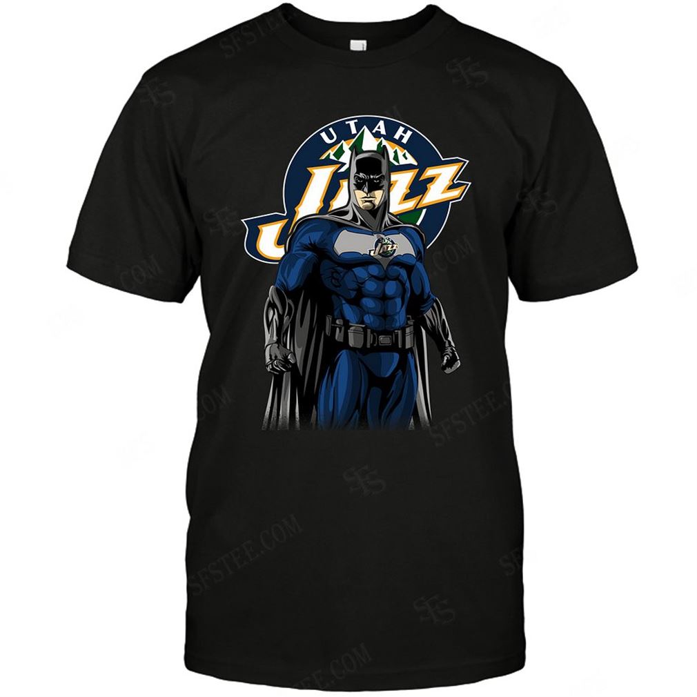 Nba Utah Jazz Batman Dc Marvel Jersey Superhero Avenger T-shirts Hoodie V-neck Size Up To 5xl