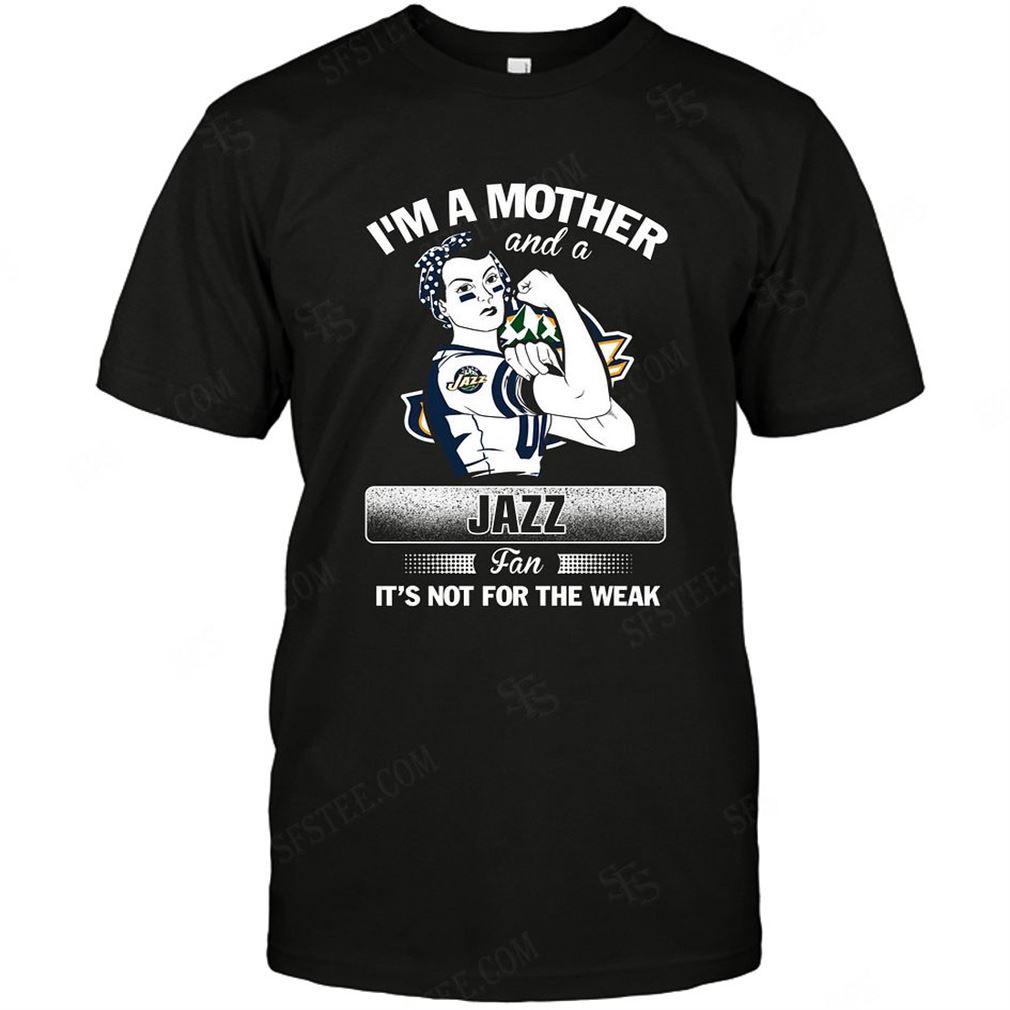 Nba Utah Jazz Im A Mother And A Football Fan Tshirt Hoodie V-neck Size Up To 5xl