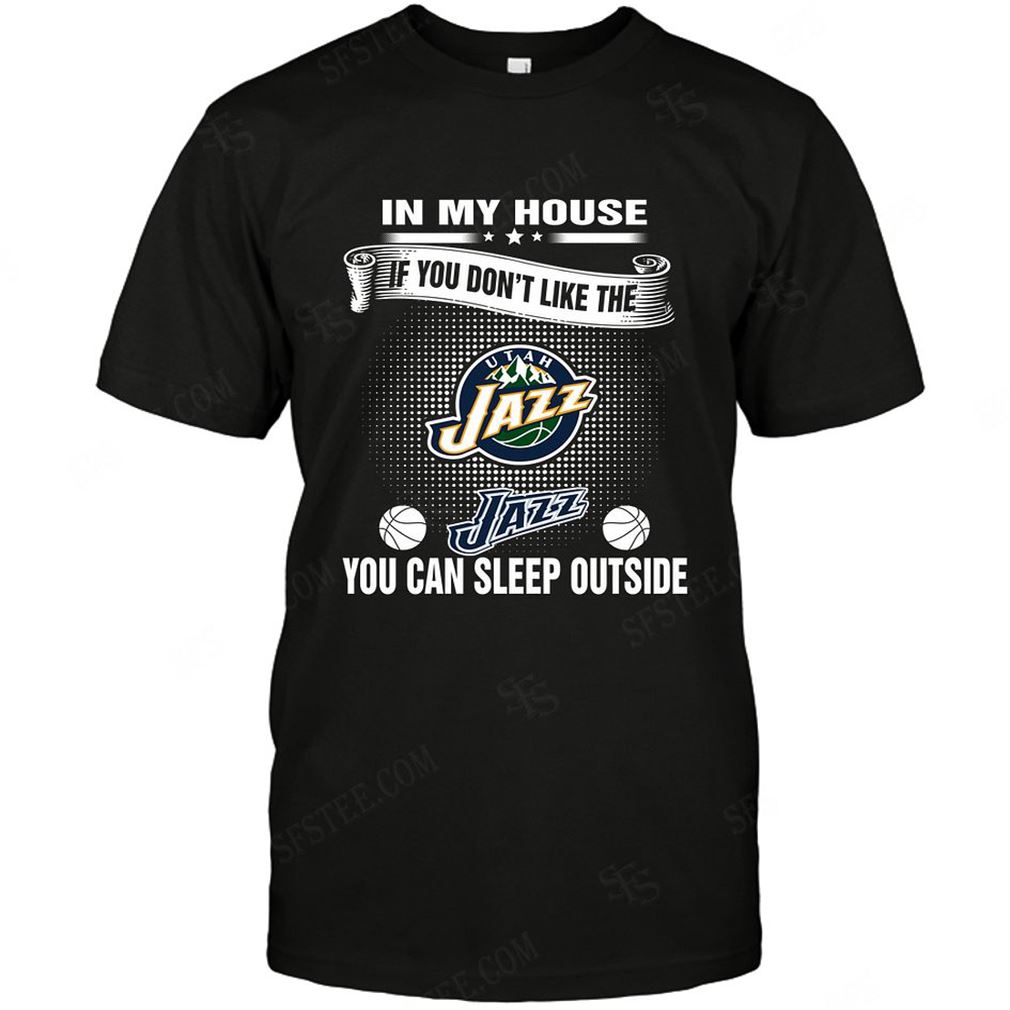 Nba Utah Jazz You Can Sleep Outside Tshirt Hoodie V-neck Size Up To 5xl