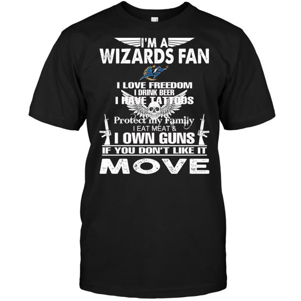 Nba Washington Wizards Im A Washington Wizards Fan I Love Freedom I Drink Beer I Have Tattoos T-shirts Hoodie Tank Top Size Up To 5xl