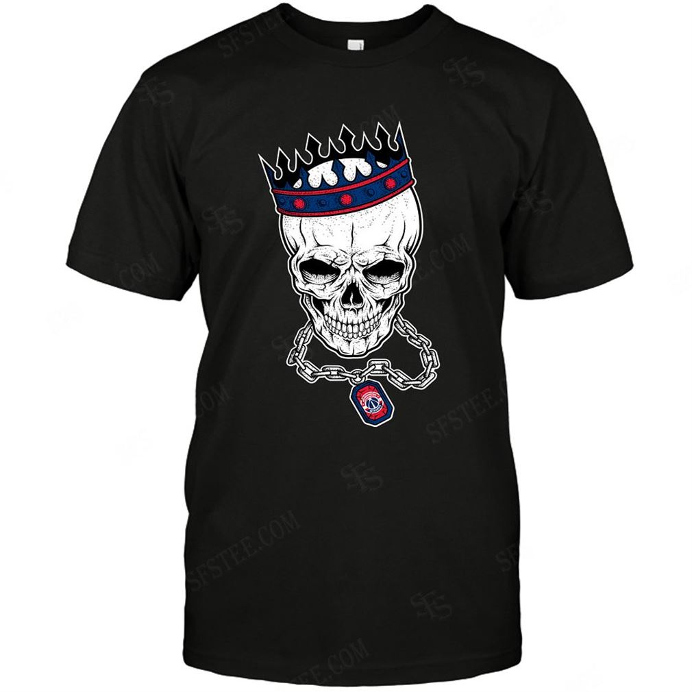 Nba Washington Wizards Skull Rock With Crown T-shirts Hoodie Tank Top Size Up To 5xl