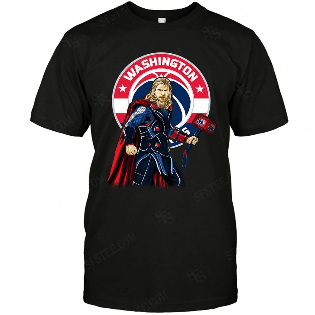 Nba Washington Wizards Thor Dc Marvel Jersey Superhero Avenger Tshirts Hoodie Tank Top Size Up To 5xl