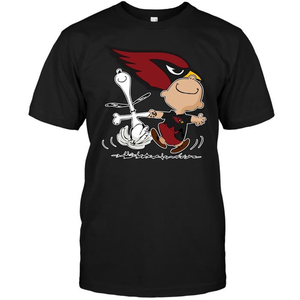 Nfl Arizona Cardinals Charlie Brown Snoopy Arizona Cardinals Shirts Up To 5xl