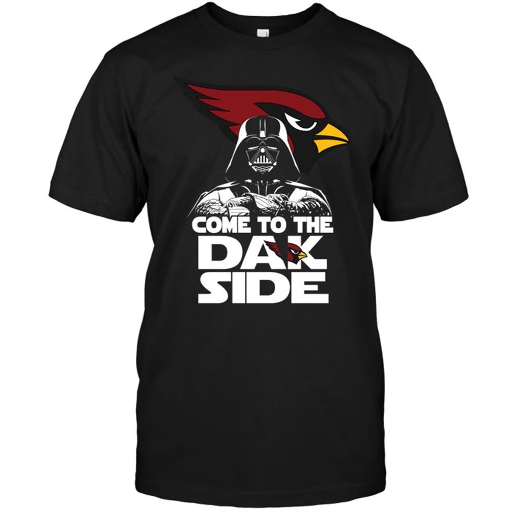 Nfl Arizona Cardinals Come To The Dak Side Dark Vader T Shirt Up To 5xl