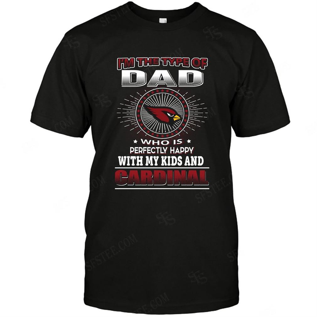 Nfl Arizona Cardinals Dad Loves Kids T Shirts Up To 5xl