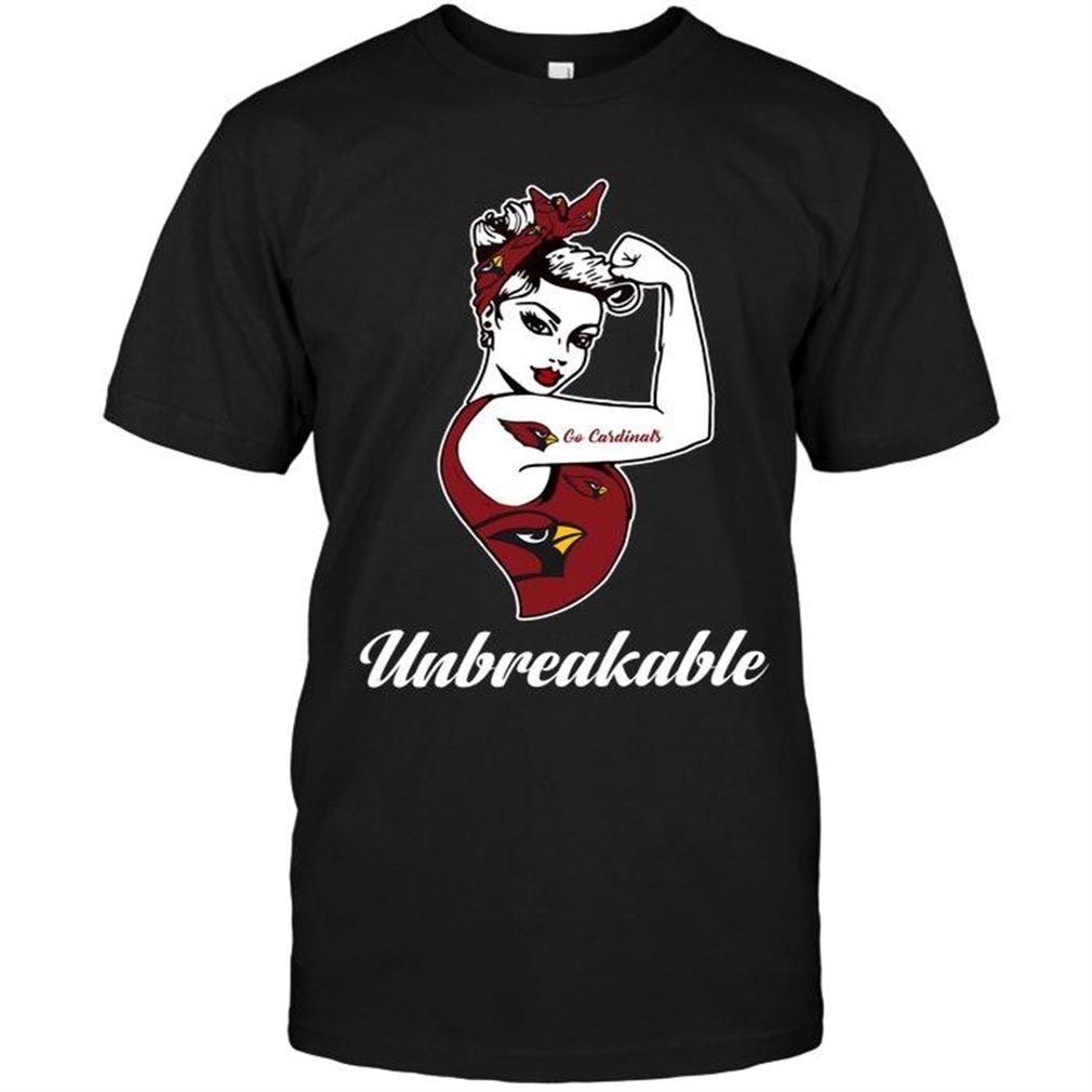 Nfl Arizona Cardinals Go Arizona Cardinals Unbreakable Girl Shirt Shirts Up To 5xl