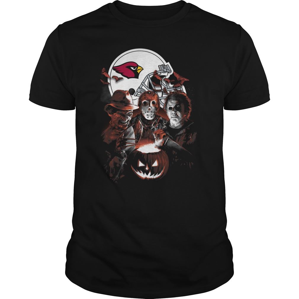 Nfl Arizona Cardinals Halloween Scream Team Tee Up To 5xl