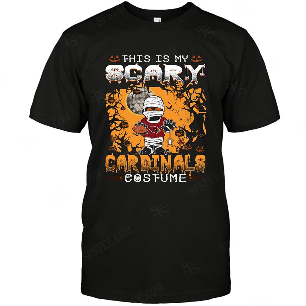 Nfl Arizona Cardinals Halloween This Is My Scary Costume T Shirts Up To 5xl