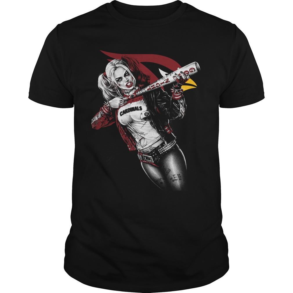 Nfl Arizona Cardinals Harley Quinn T Shirts Up To 5xl