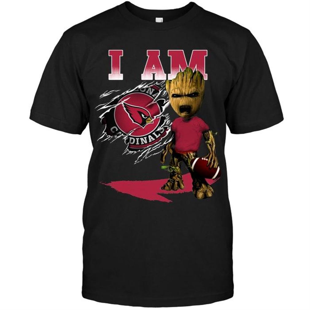 Nfl Arizona Cardinals I Am Arizona Cardinals Groot Shirt Tee Up To 5xl